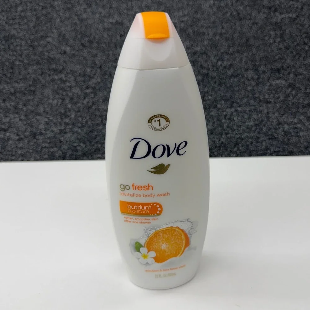 Dove Go Fresh Revitalize Body Wash Mandarin & Tiare Flower 22oz Nutrium Moisture